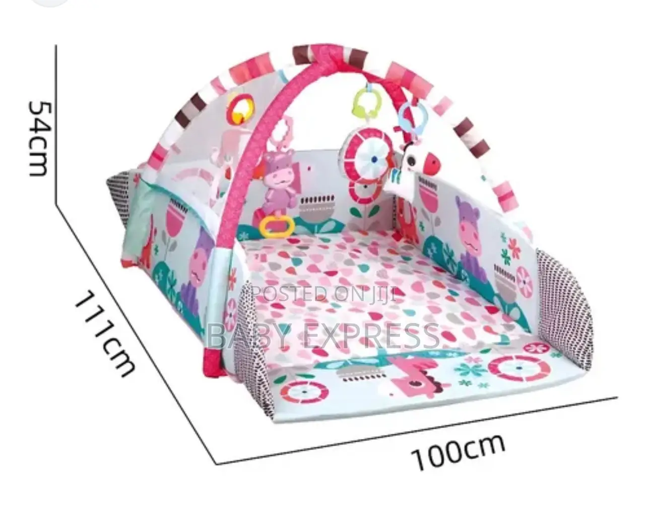 5-in-1 Baby Activity Gym Ball Pit With Toys (Grow-With-Me)