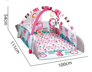 5-in-1 Baby Activity Gym Ball Pit With Toys (Grow-With-Me)