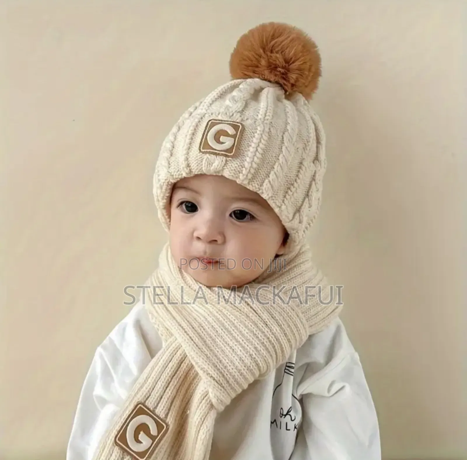 Winter Hats With Scarfs For Children