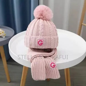 Winter Hats With Scarfs For Children