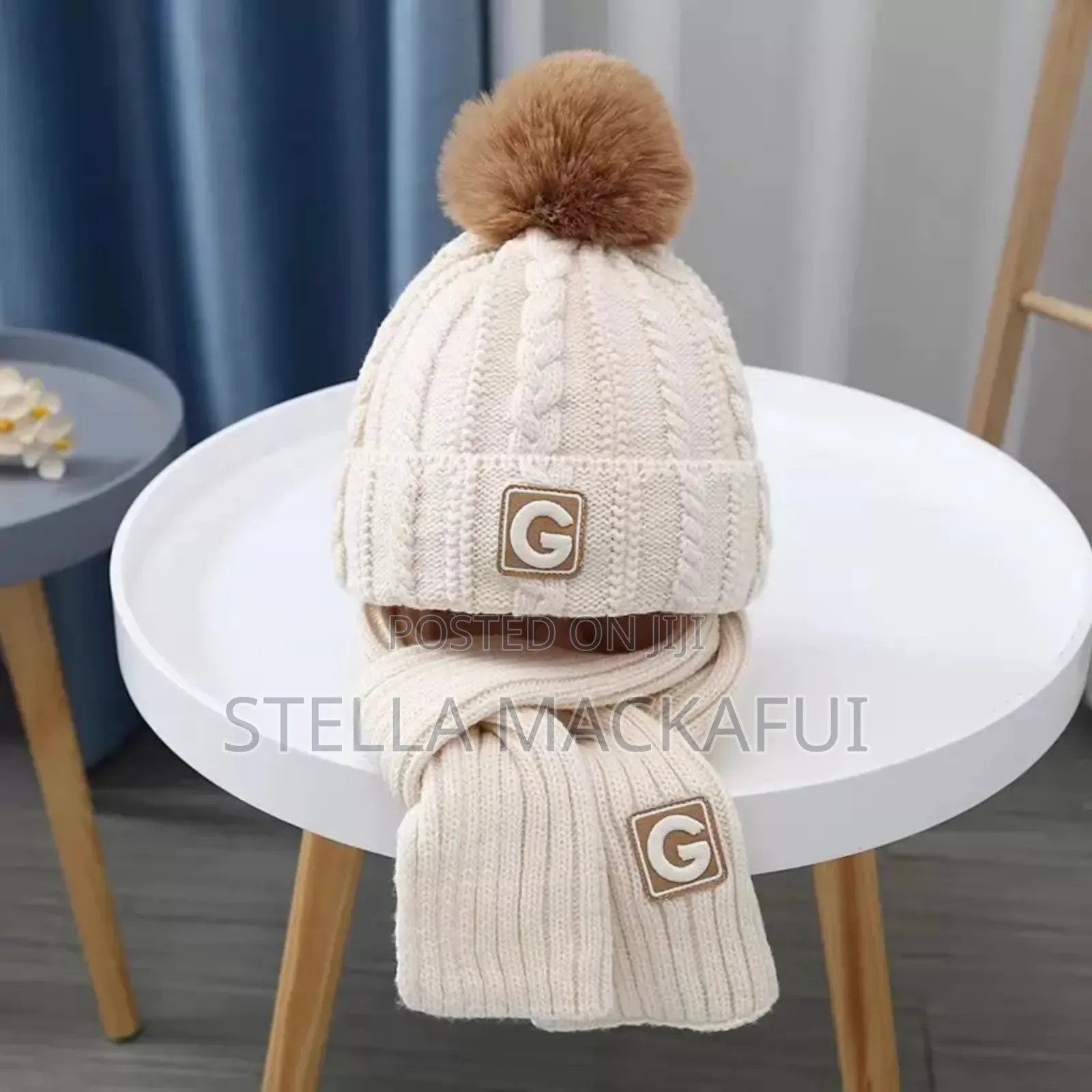Winter Hats With Scarfs For Children