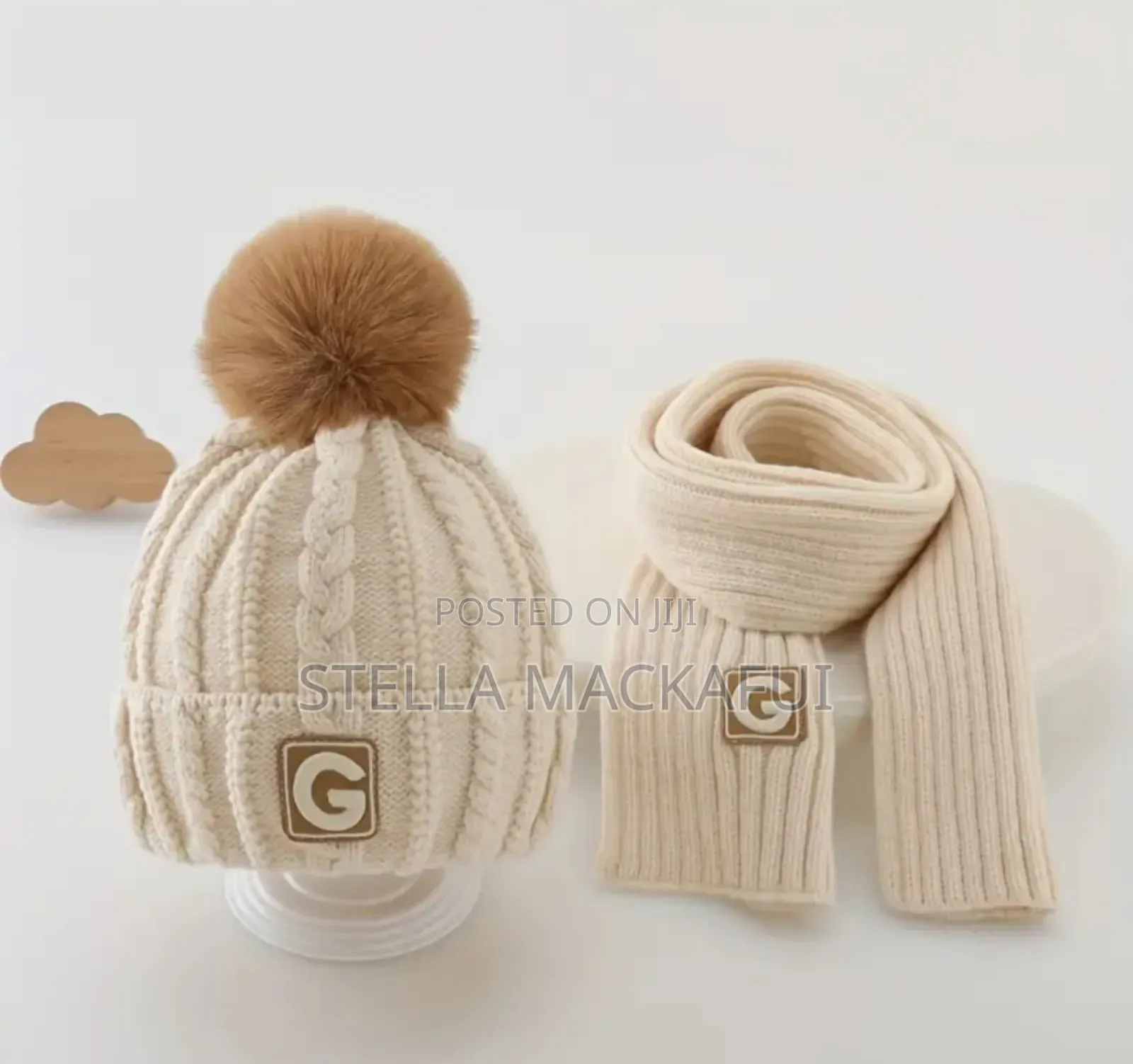 Winter Hats With Scarfs For Children
