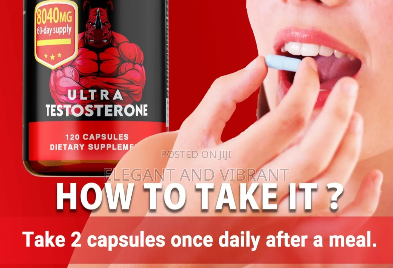 Bull Blood -testosteron Booster, Enhance Male Sexual Health Muscle