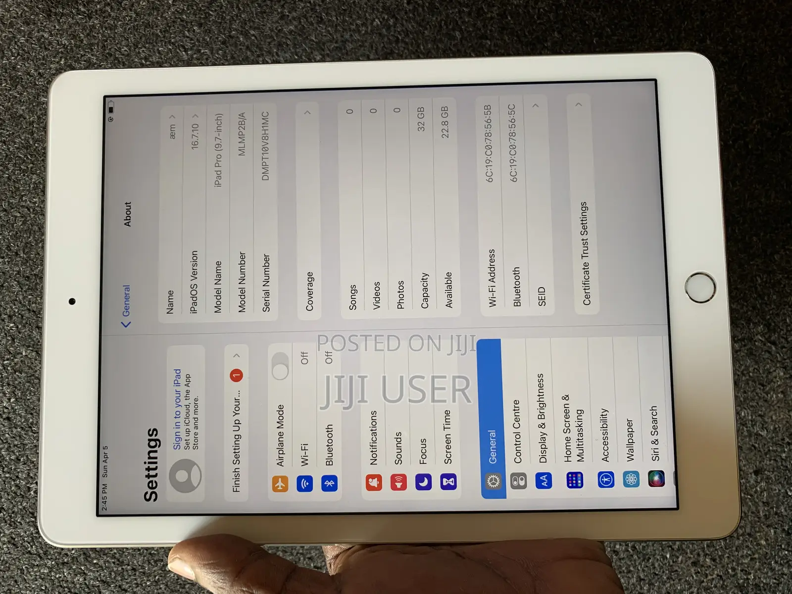Apple iPad Pro 32 GB Silver