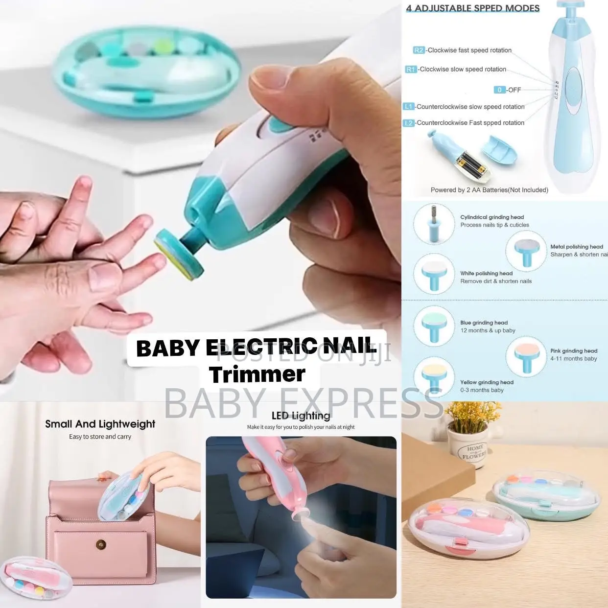 Electric Baby Nail Trimmer – Safe Gentle Nail Care for Newborns