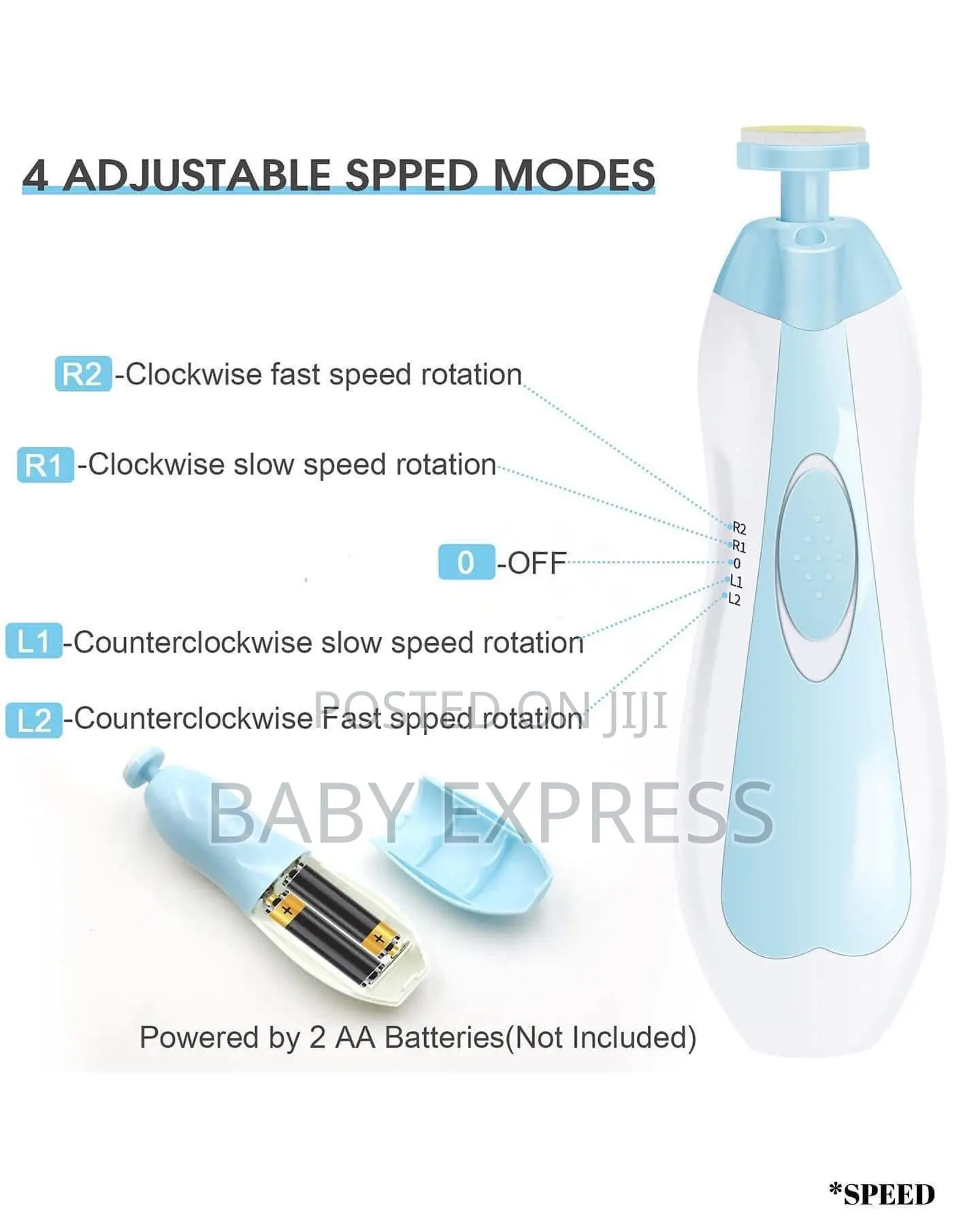 Electric Baby Nail Trimmer – Safe Gentle Nail Care for Newborns