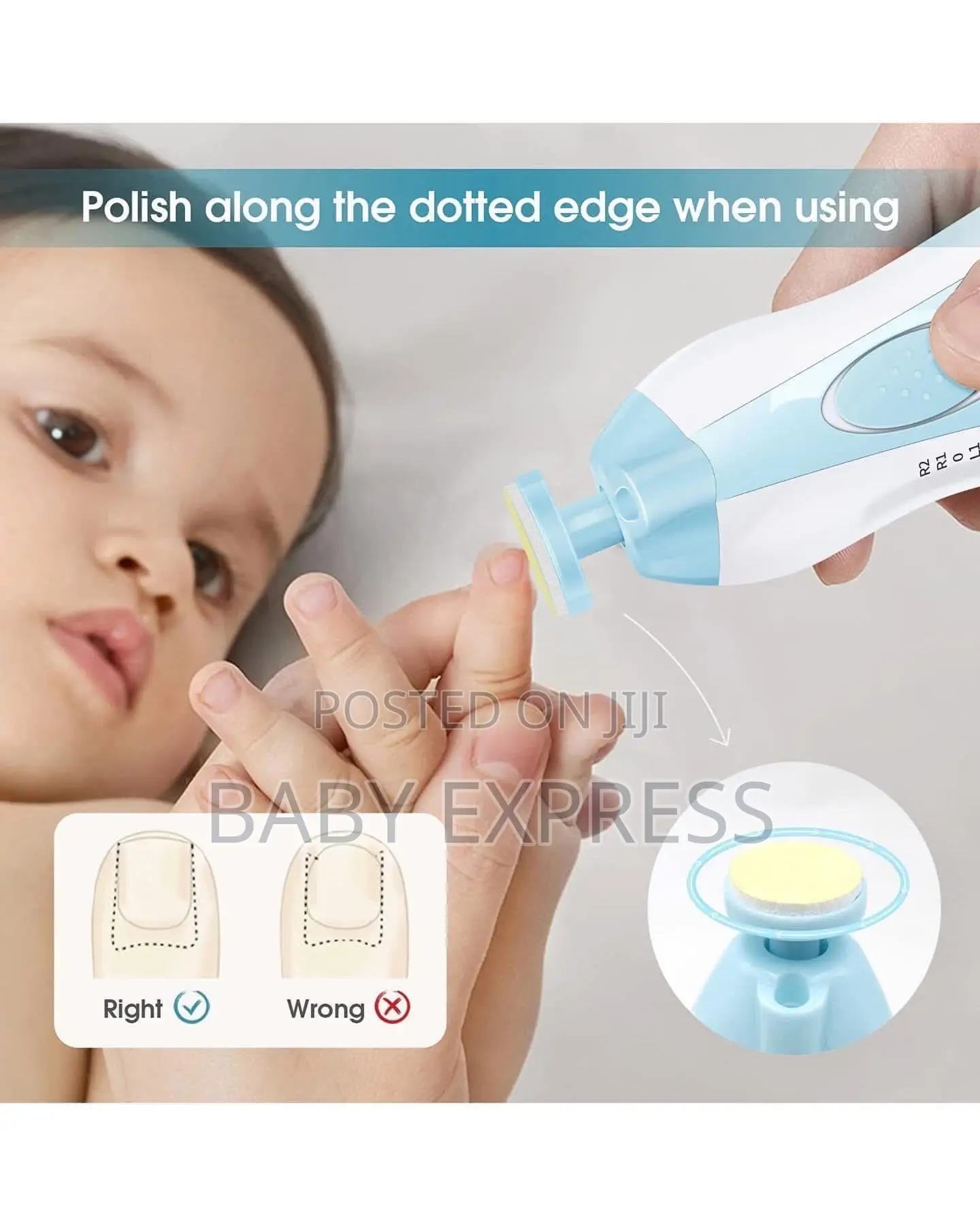 Electric Baby Nail Trimmer – Safe Gentle Nail Care for Newborns