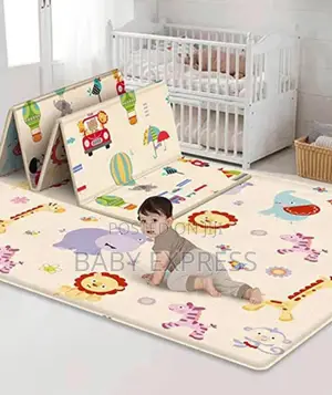 Large Foldable Baby Playmat Xpe Foam Crawling Mat - Double-Sided