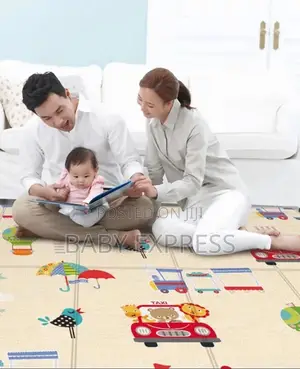 Large Foldable Baby Playmat Xpe Foam Crawling Mat - Double-Sided