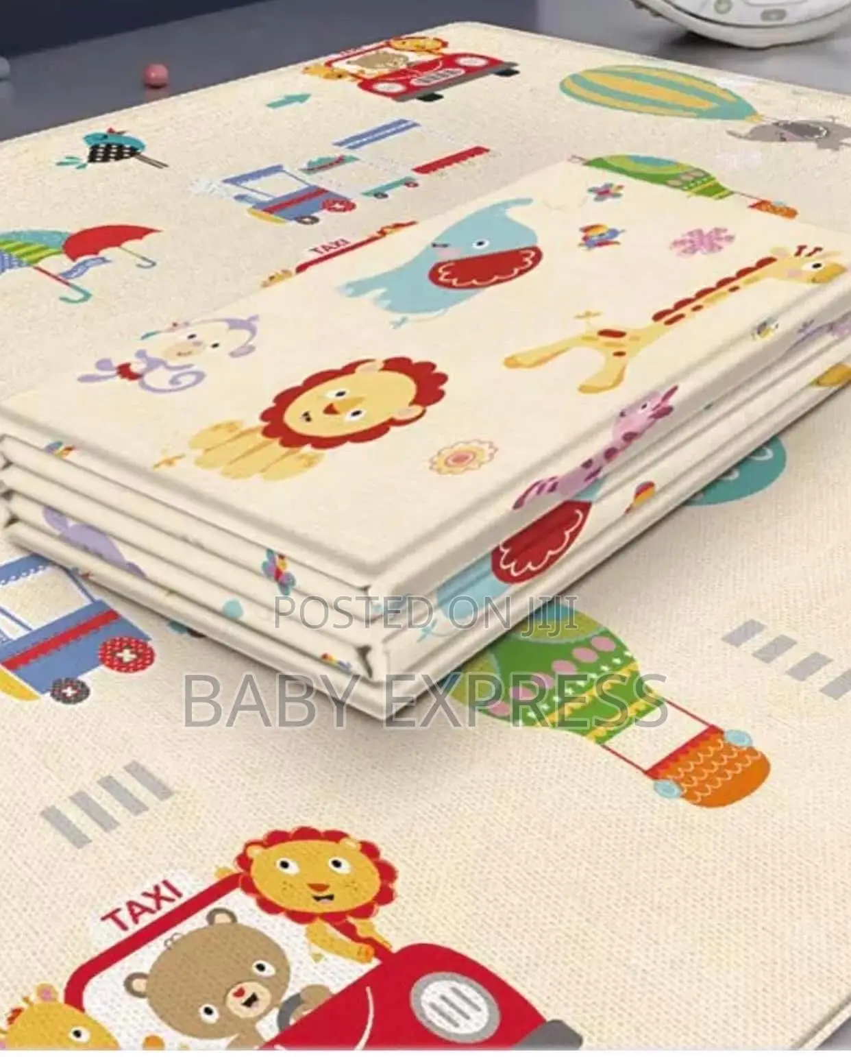 Large Foldable Baby Playmat Xpe Foam Crawling Mat - Double-Sided