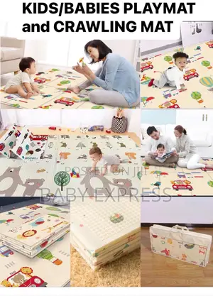 Large Foldable Baby Playmat Xpe Foam Crawling Mat - Double-Sided