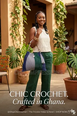 Midnight Grove Crochet Bag