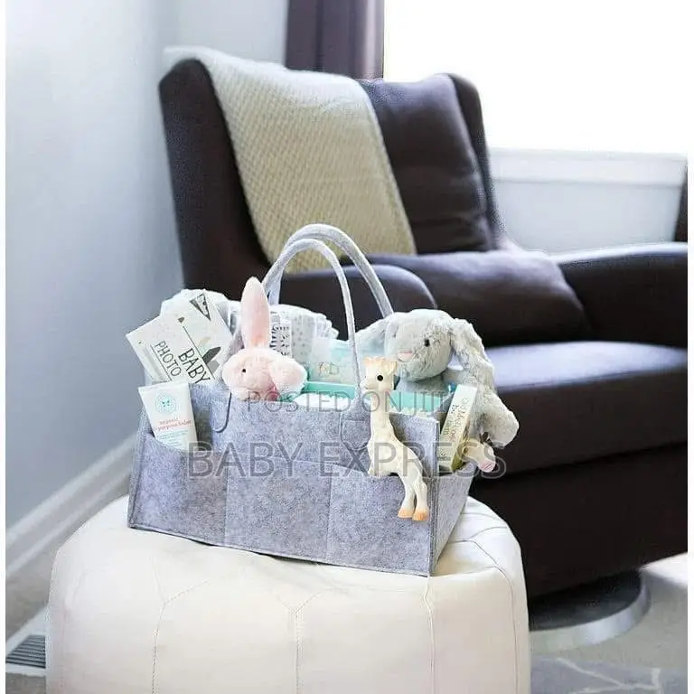 Multi-Functional Baby Diaper Caddy Bag | Portable Nursery Organizer