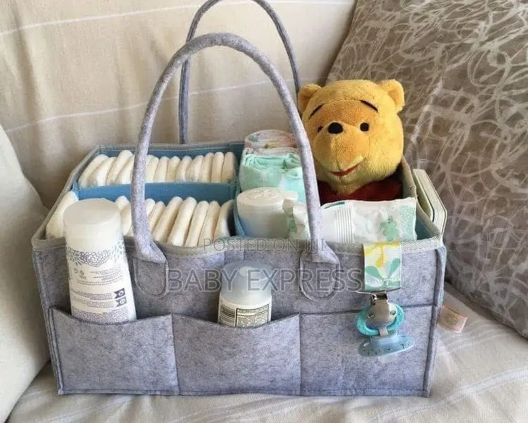 Multi-Functional Baby Diaper Caddy Bag | Portable Nursery Organizer