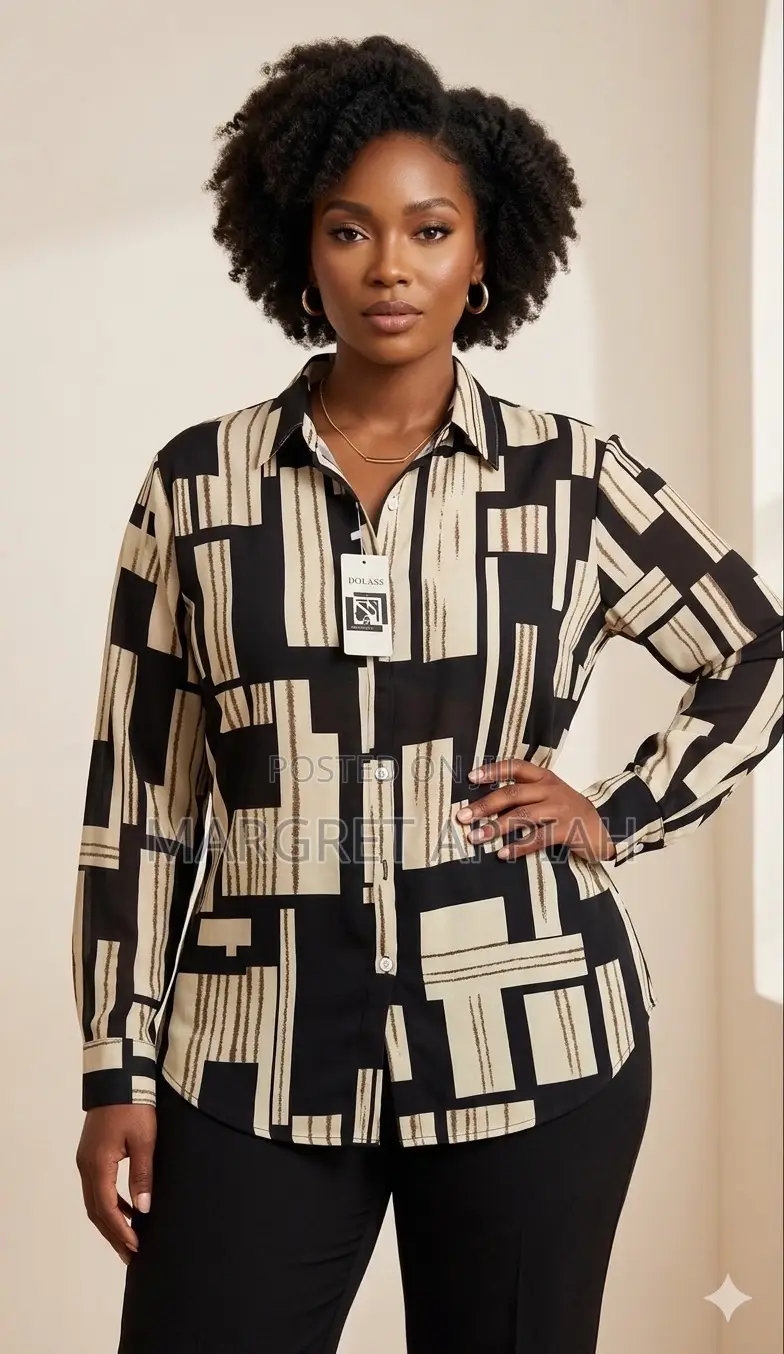 Geometric Pattern Shirt