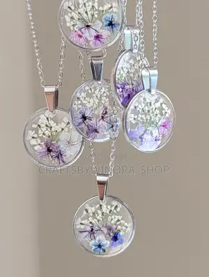 Handmade Resin Pendant – Customizable