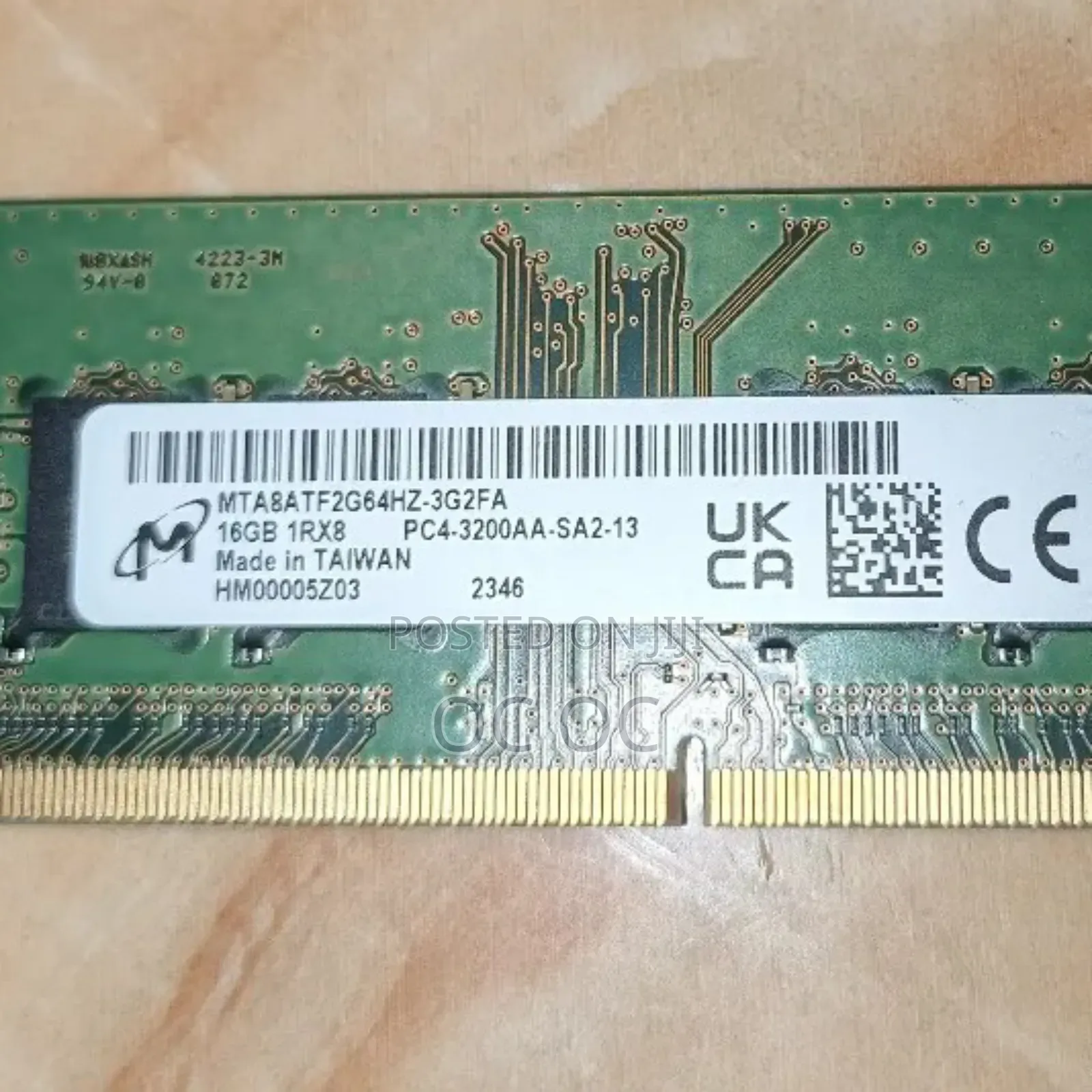 16gb Ddr4 Original Hp Memory (Pull Out)