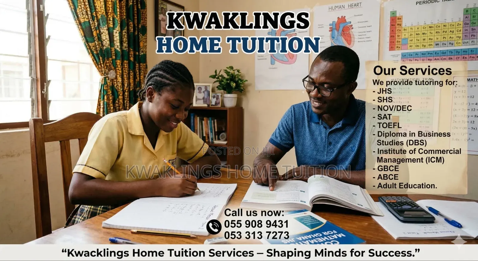 Home Tutoring: One on One Tuition