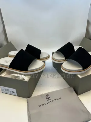 Brunello Cucinelli Black Suede