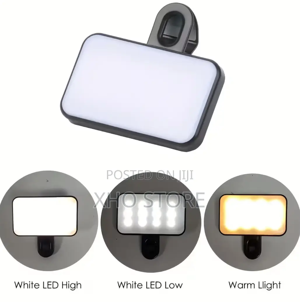 Selfie Light - Versatile Lighting Options for a Compact Clip-on Light