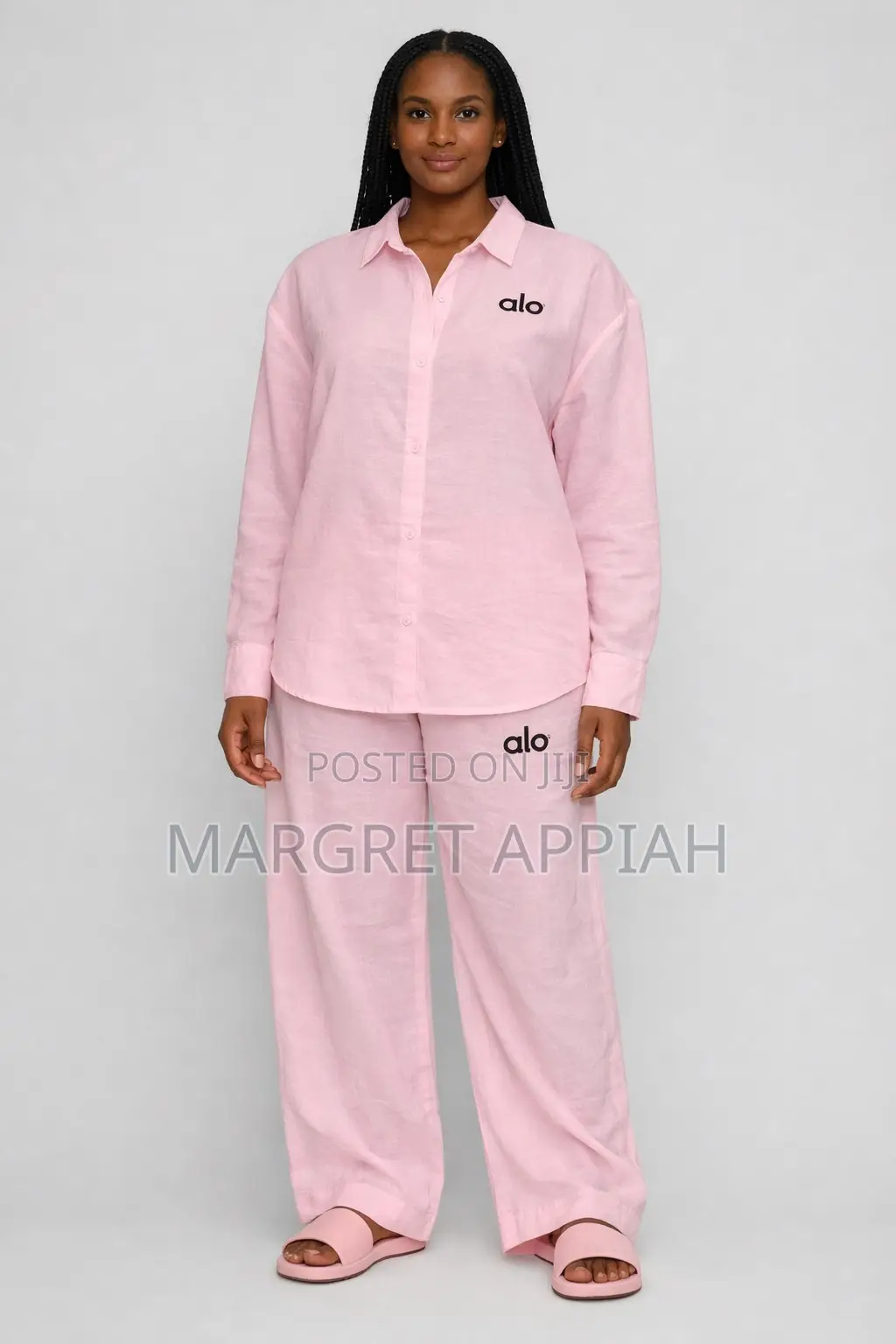Alo Linen Top and Down