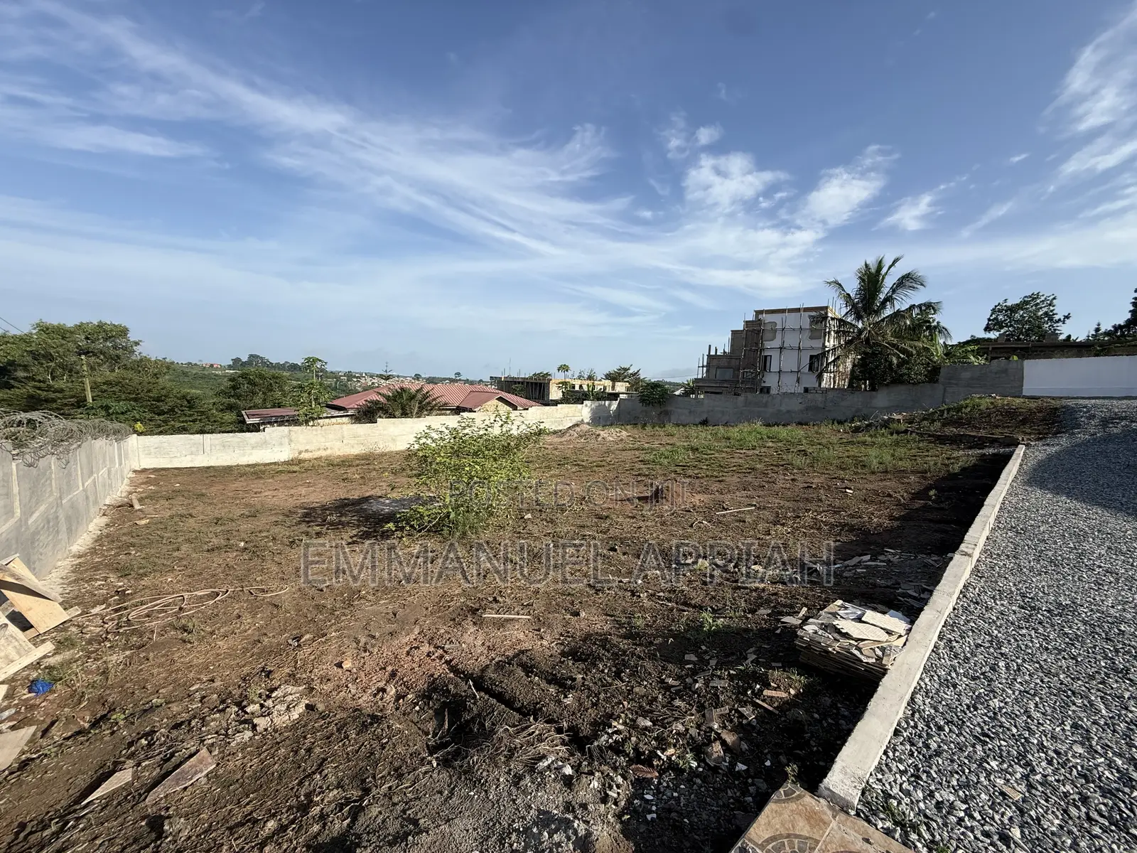 100/125 Plot for Sale at Peduase Kitase