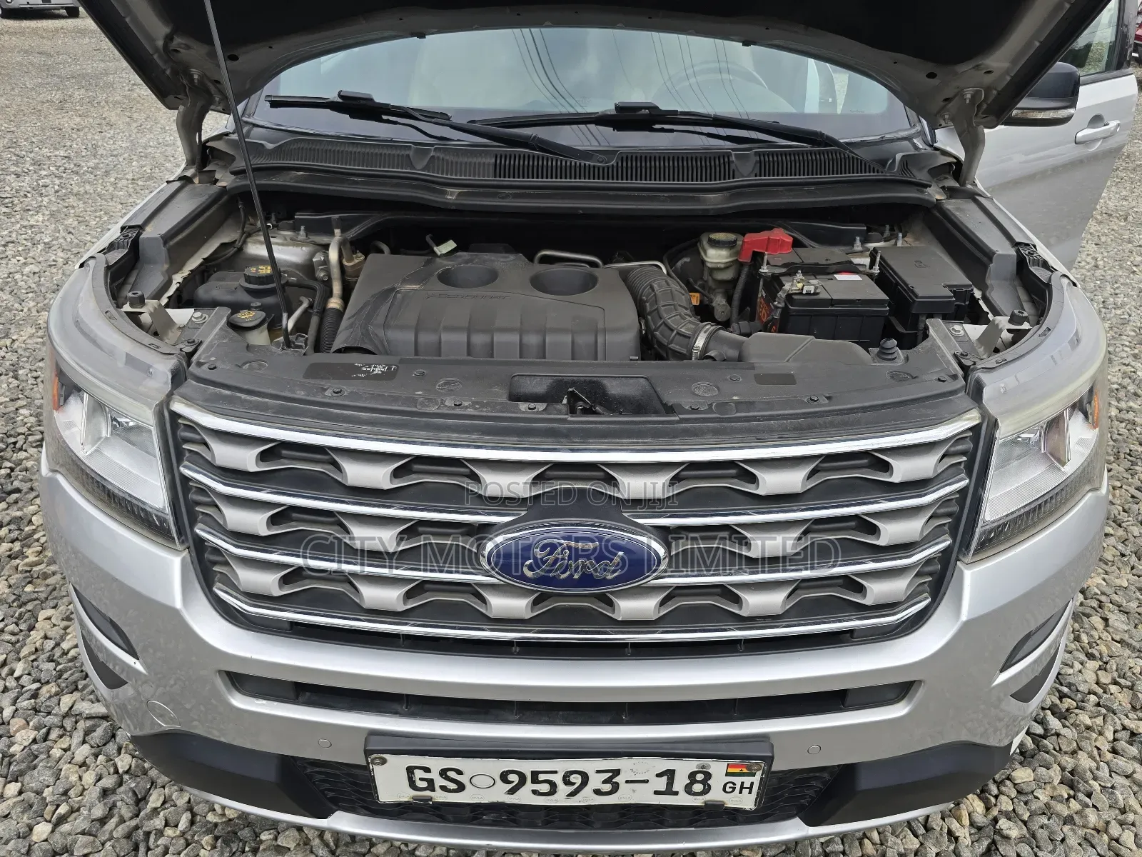 Ford Explorer XLT 4dr FWD (2.3L 4cyl 6A) 2017 Silver