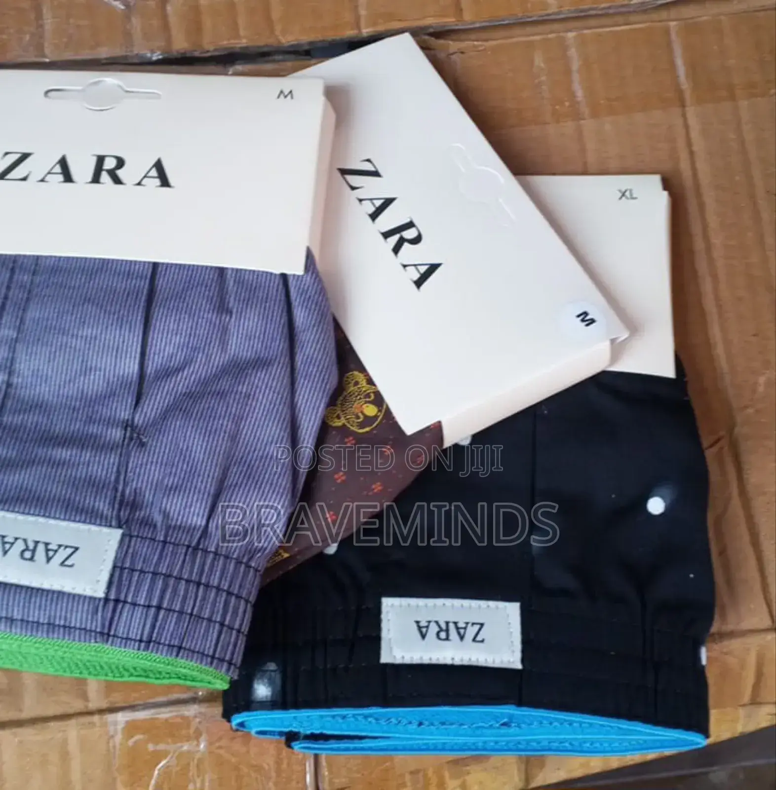 Zara Boxer Shorts Original-3pcs
