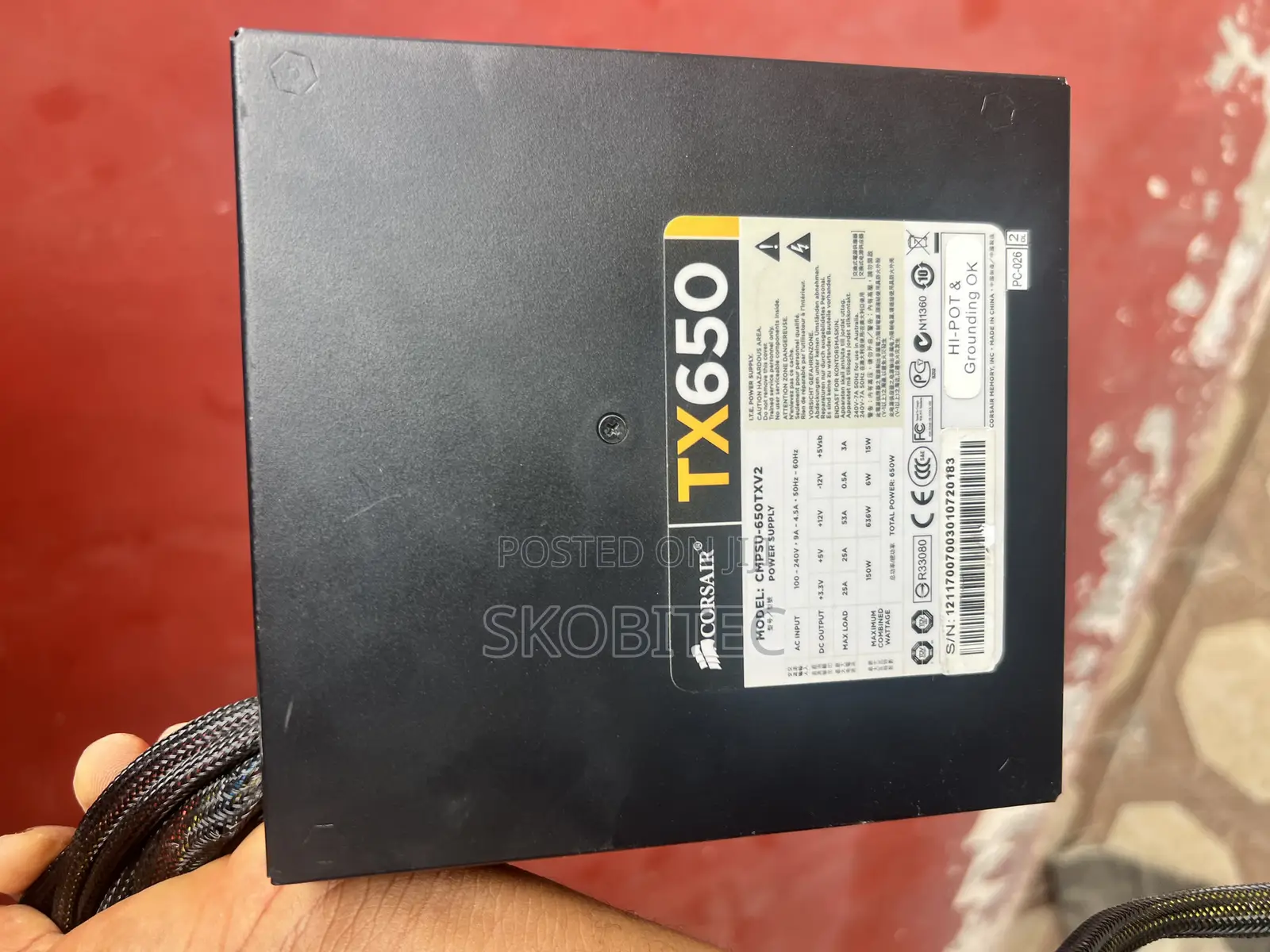 650w Corsair Power Supply