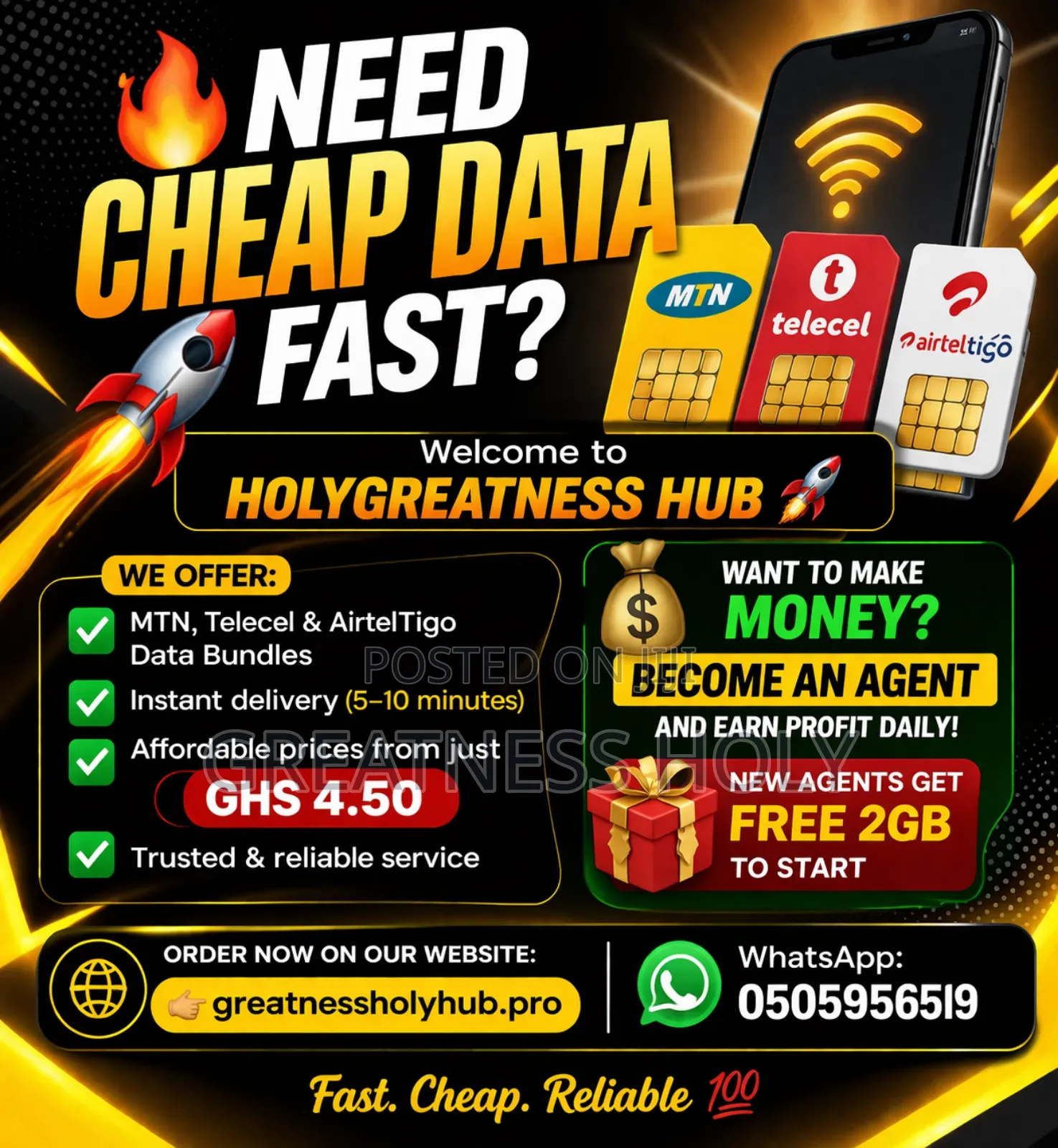 Start Data Business Today – Free 2gb for New Agents
