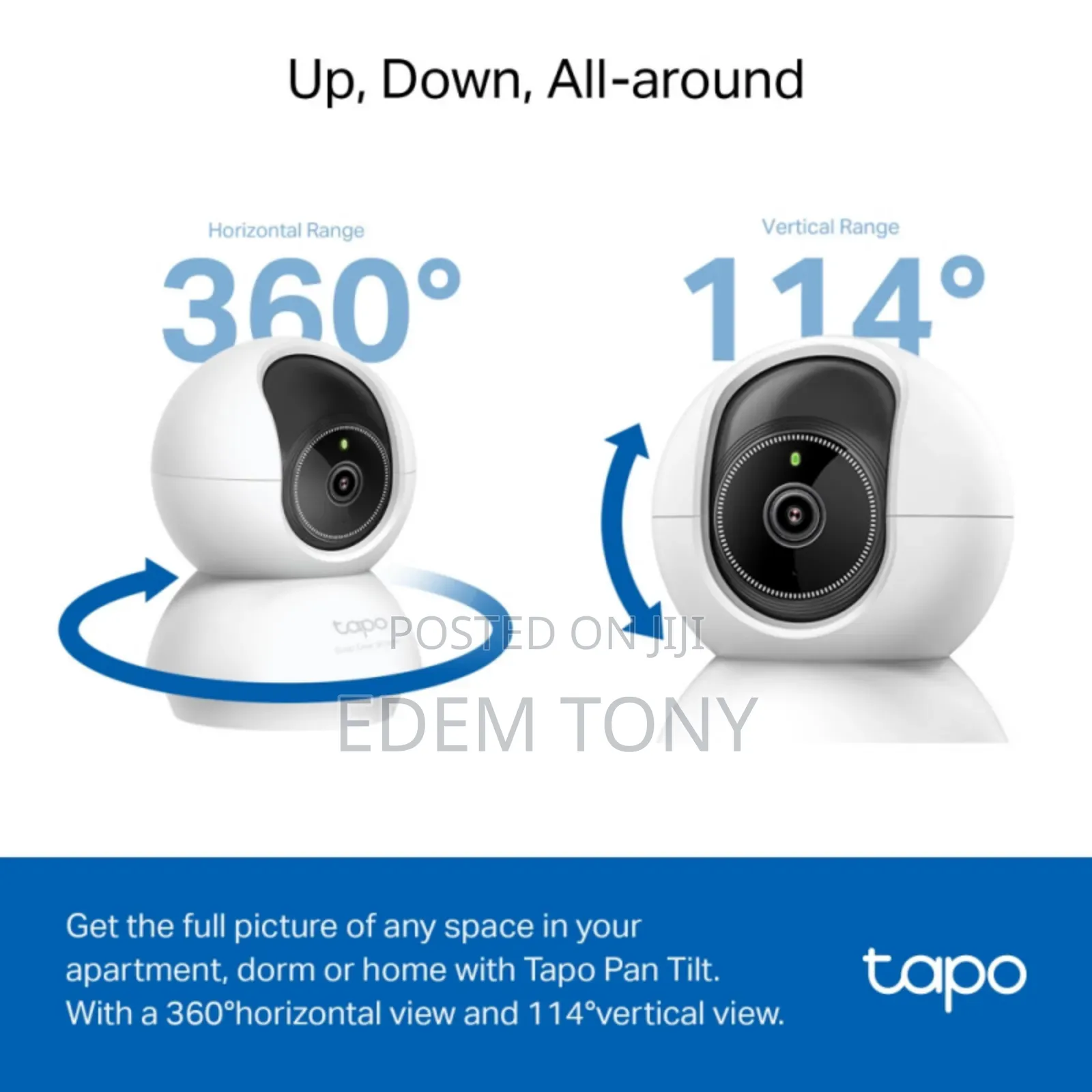 Tp-Link Tapo C210 Pan/Tilt Home Security Wi-Fi Camera