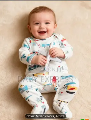 Soft Baby Sleepsuits – Comfortable Newborn Nightwear to 1 Year