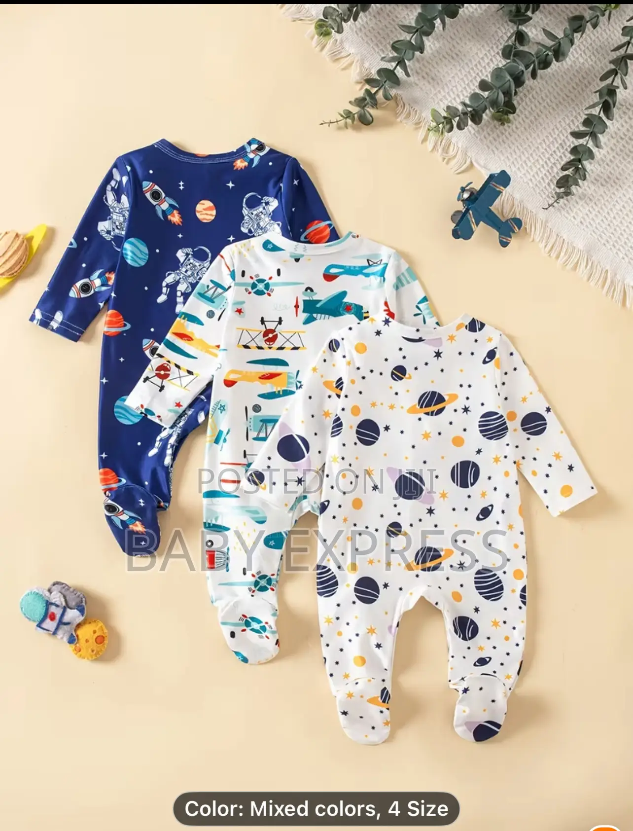 Soft Baby Sleepsuits – Comfortable Newborn Nightwear to 1 Year