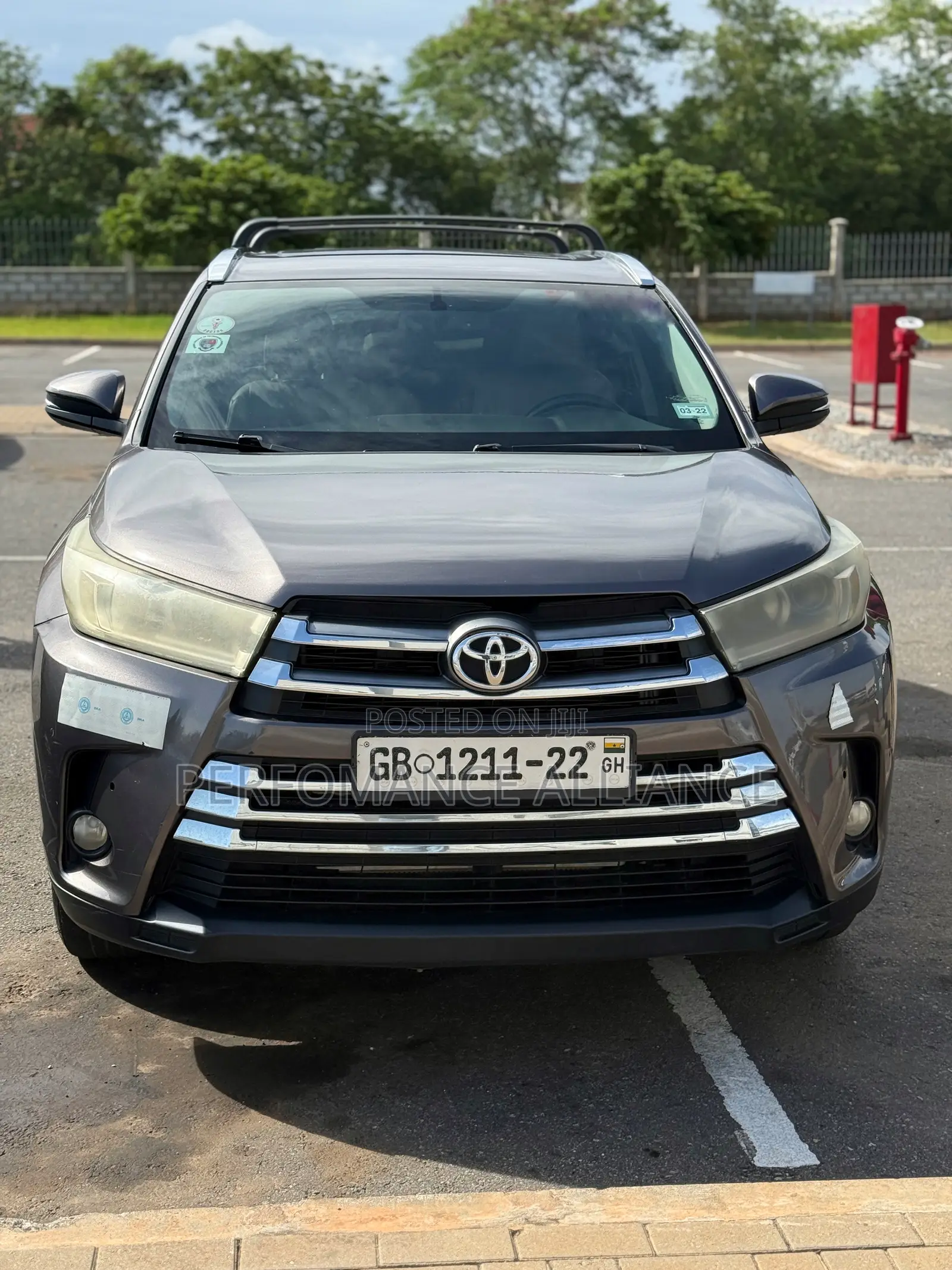Toyota Highlander XLE V6 4x4 (3.5L 6cyl 6A) 2016 Gray