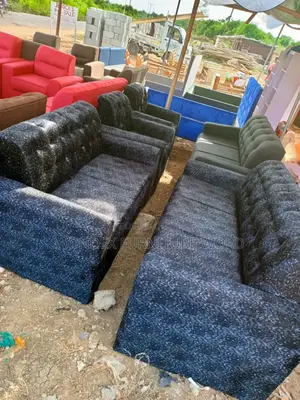 Black Full Set Stuffing Chair Very Strong and Quality (Free Delivery ?
