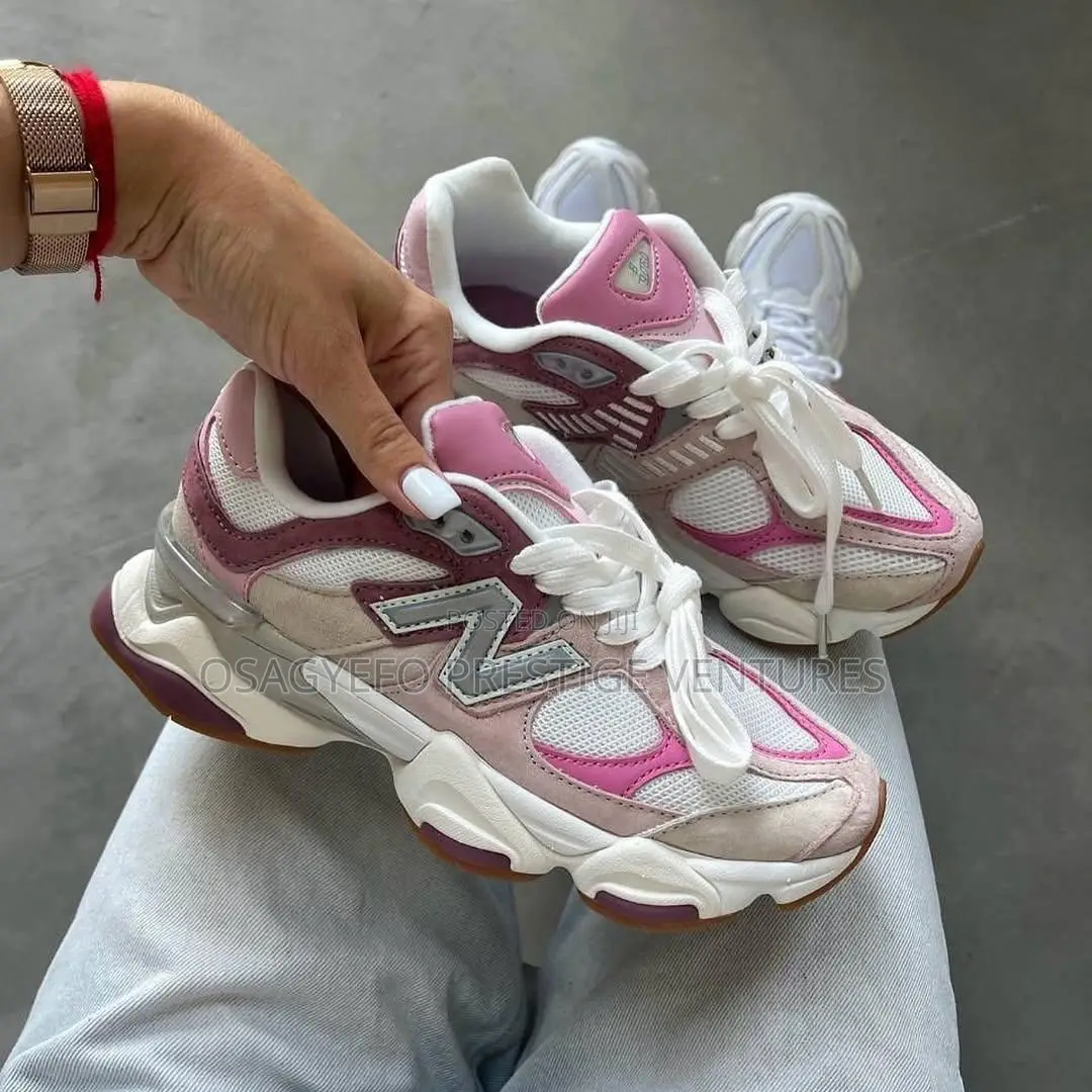 Quality New Balance 9060 (Pink/White Colorway).
