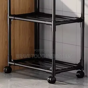 6 Layer Storage Organizer Rack With Wheels