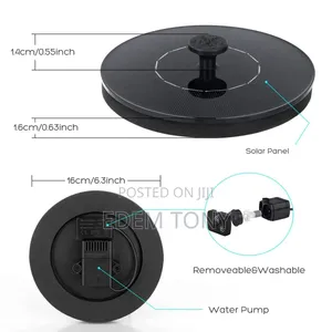 Solar Floating Fountain, for Fish Tanks, Small Garden Ponds