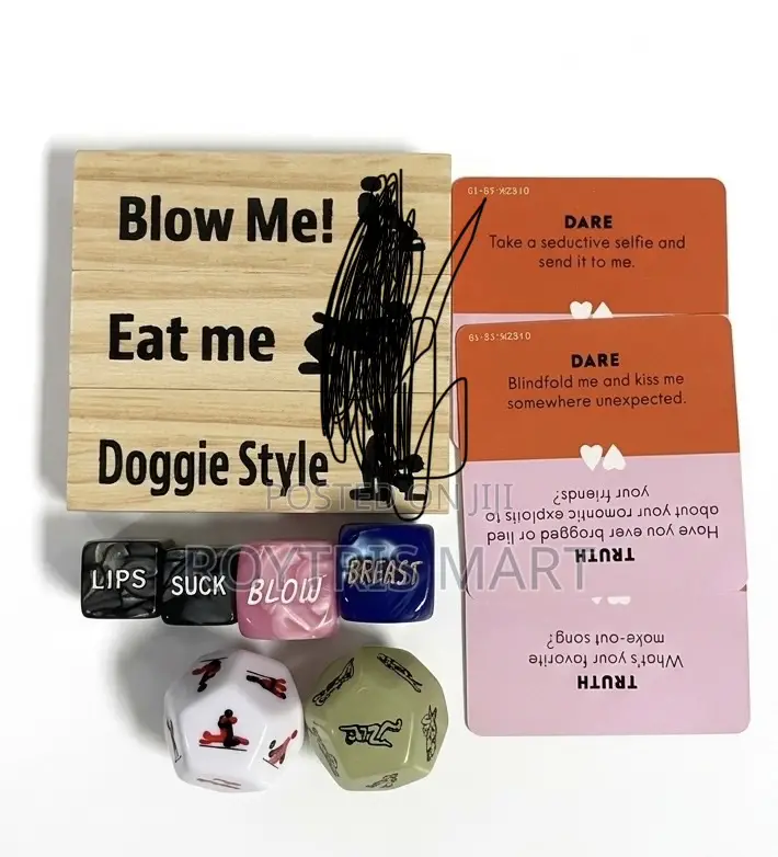 Truth or Dare/ Adult Jenga and Sex Dice Combo