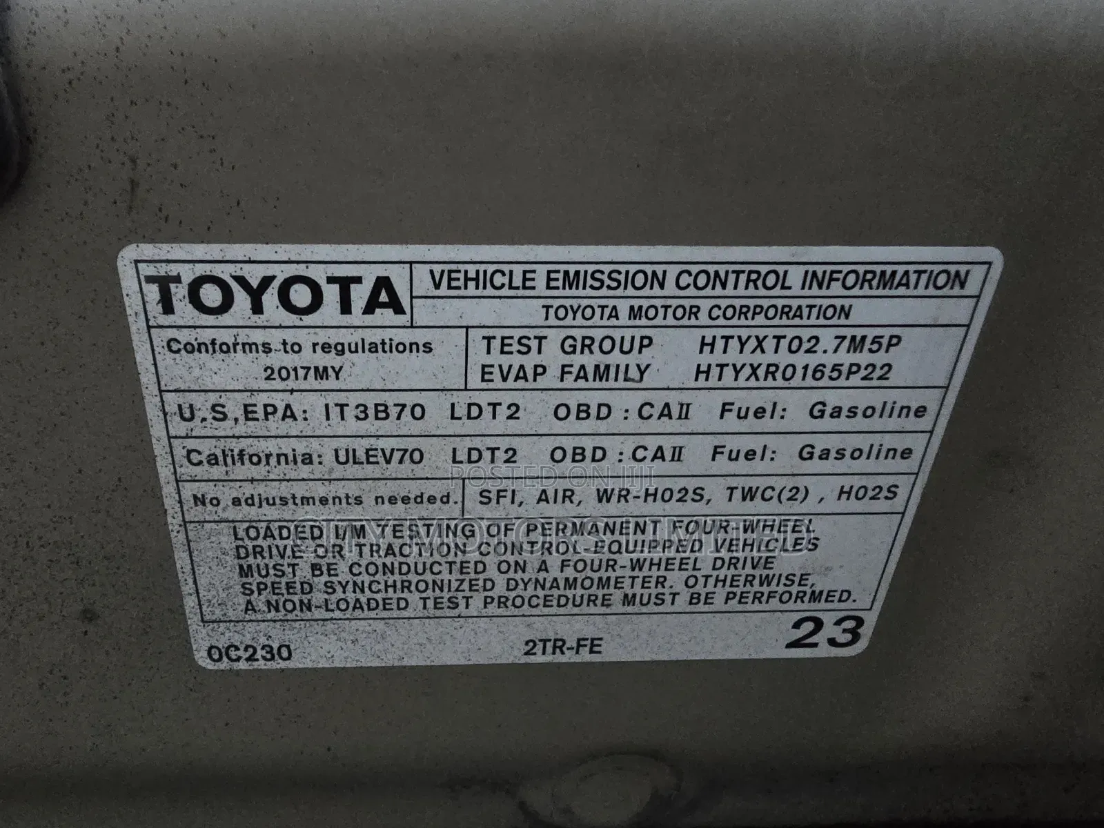 Toyota Tacoma SR5 2017 Ivory
