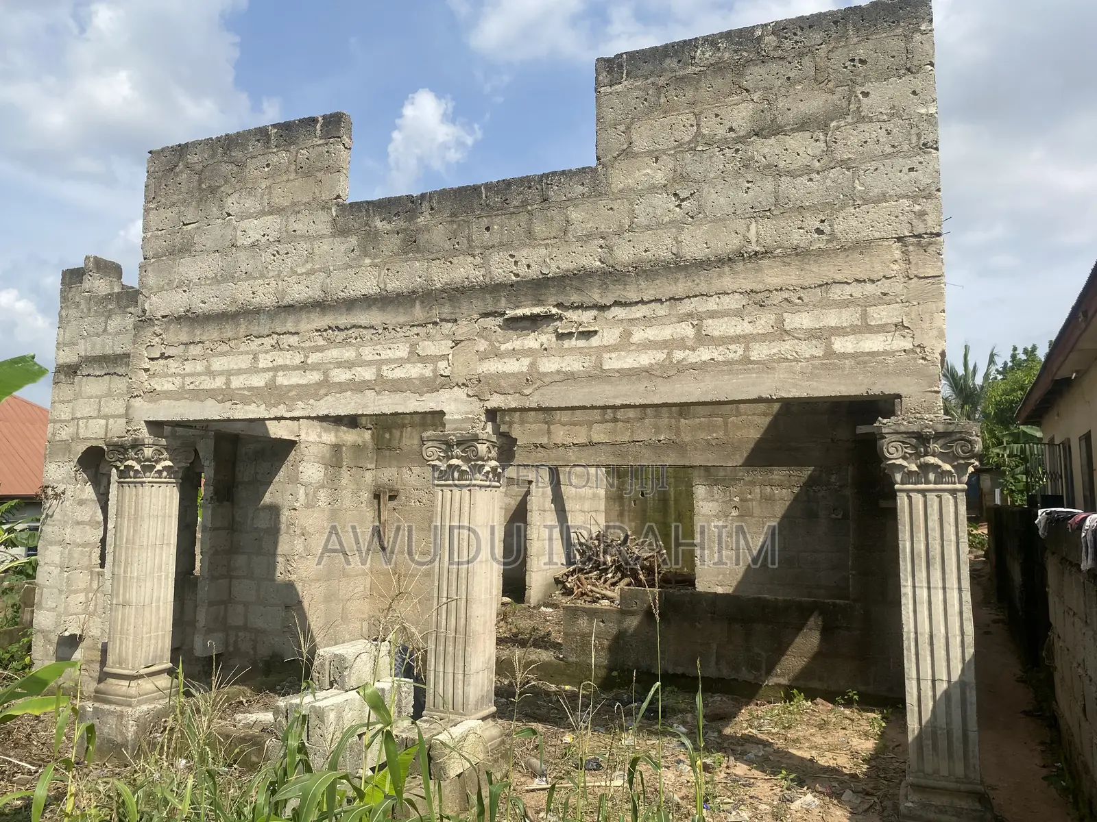 Half Plot , With Building on Top Going Down for Cool Price