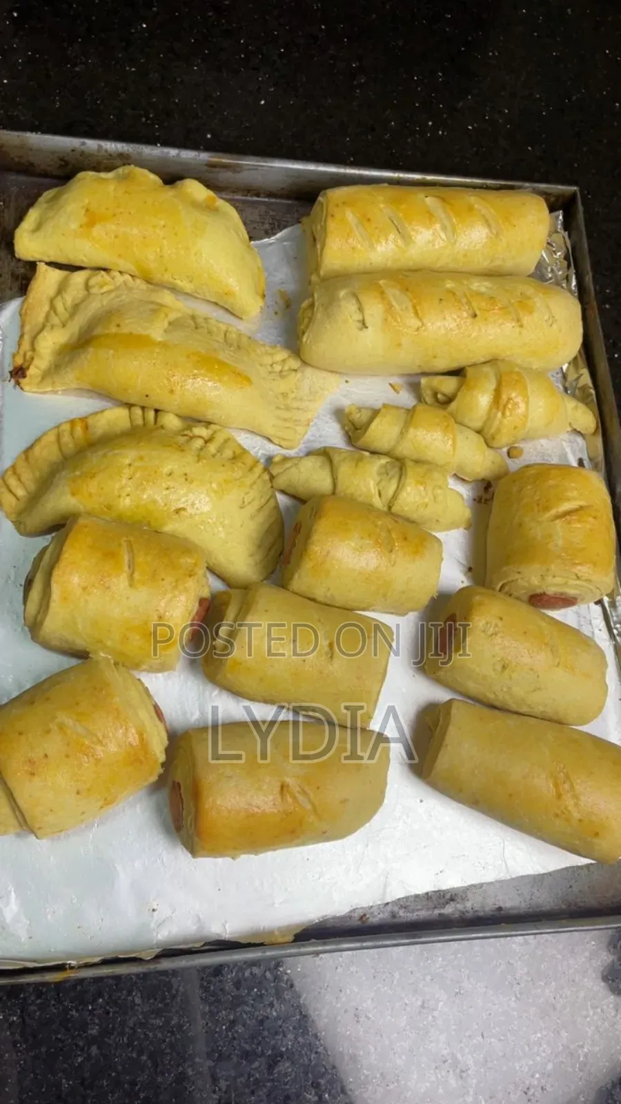 Baked Pie and Sausage Rolls