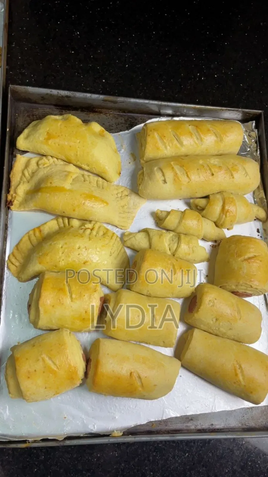 Baked Pie and Sausage Rolls