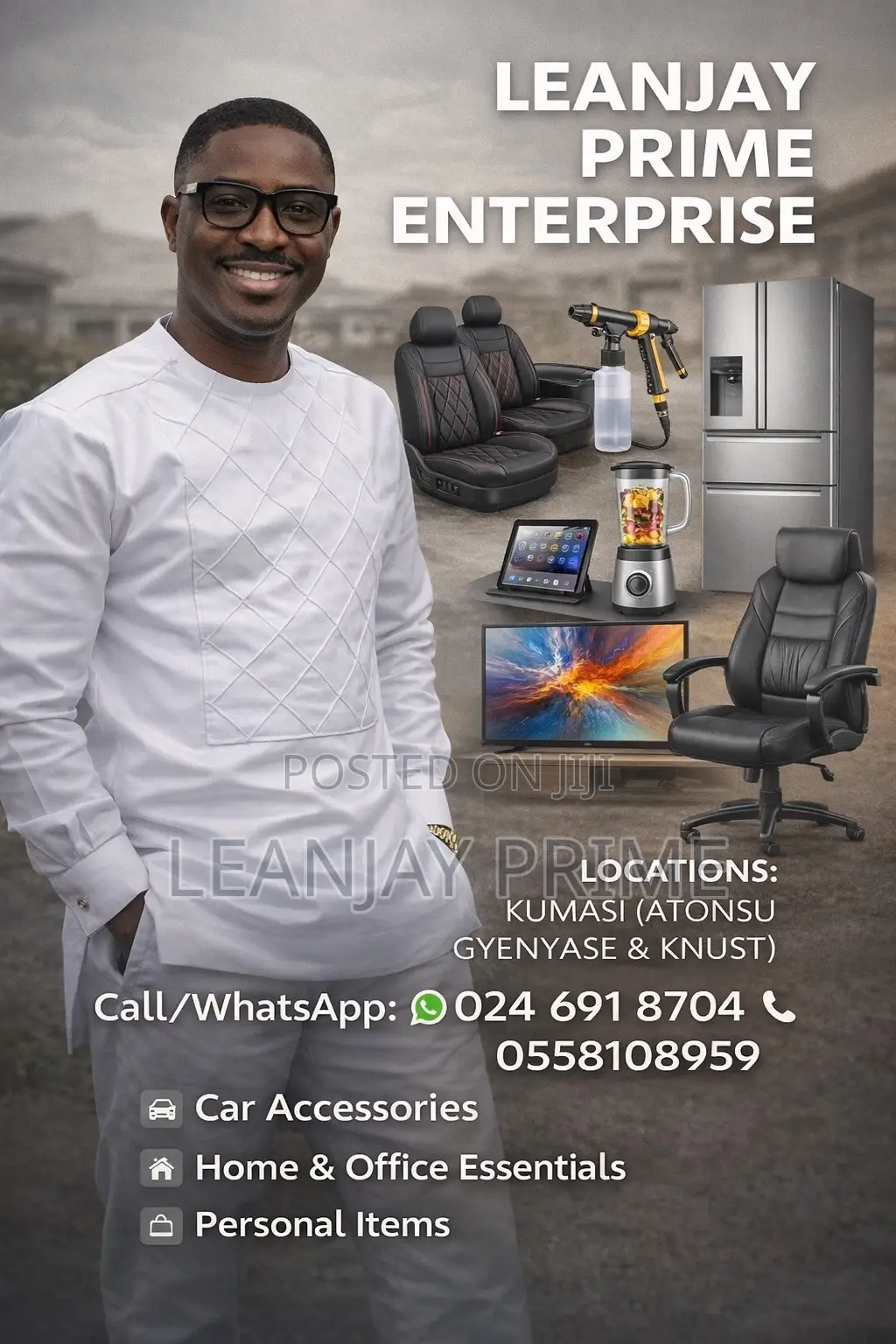Home and Office Essentials, Personal Items and Car Accessories