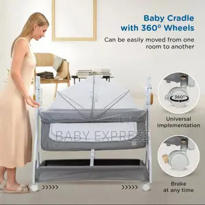 Bedside Musical Swinging Cot Uses Battery Electricity Bluetooth