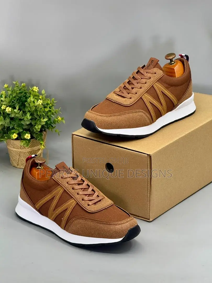 Terrastride Classic Brown Sneakers (White Sole Edition)