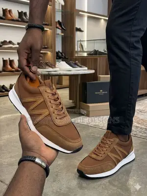 Terrastride Classic Brown Sneakers (White Sole Edition)