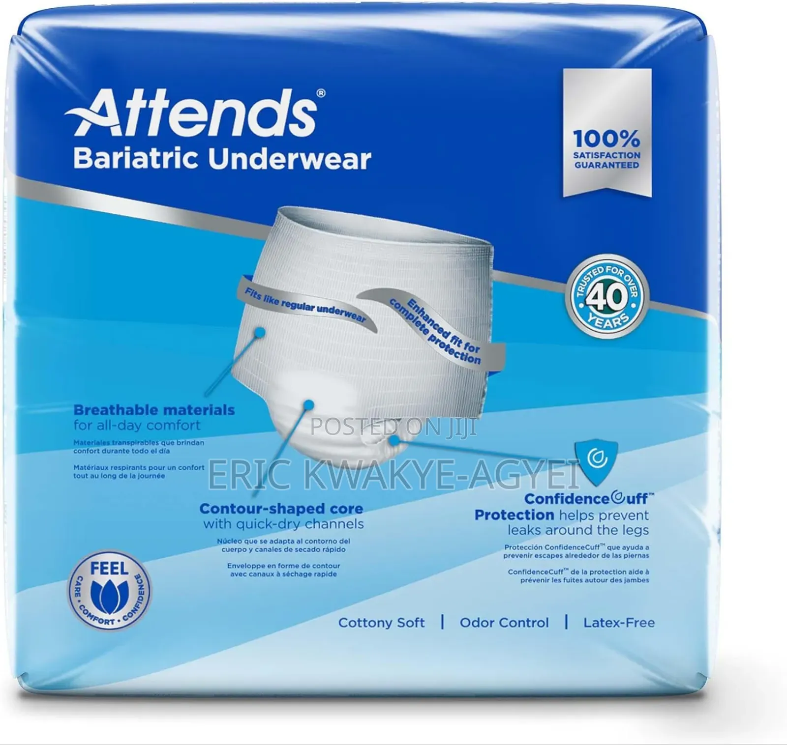 Attends Bariatric Protective Underwear