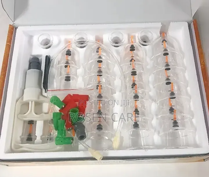 32 Pieces Vacuum Cups Suction Cupping Set Hijama Gua Sha Tool Massager