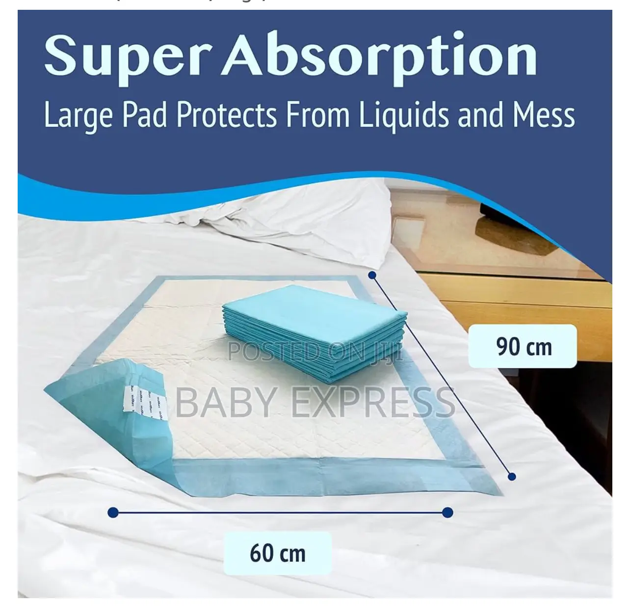 Disposable Hospital Bed Mats– Absorbent Pregnancy Adult Nursing Mats